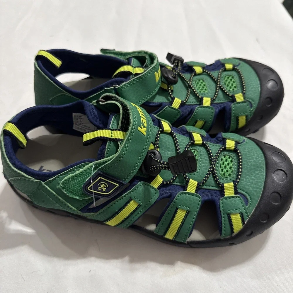 Kamik CRAB Water Sport Closed-Toe Sandals Shoes Big Kids Boys Size 5 Youth